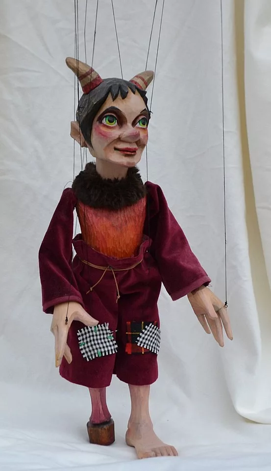 The smallest Jester marionette in the world - Jester precisely