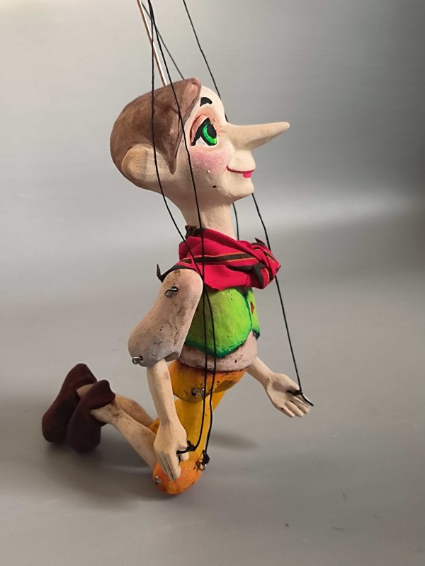 Pinocchio ceramic puppet for sale