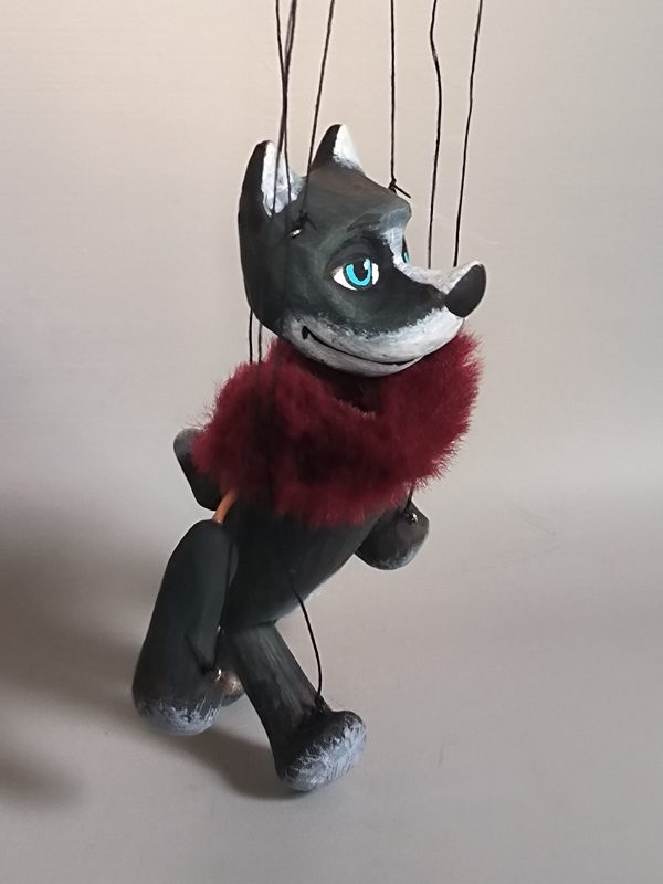 Black Dog puppet for sale Axamarionettes eshop