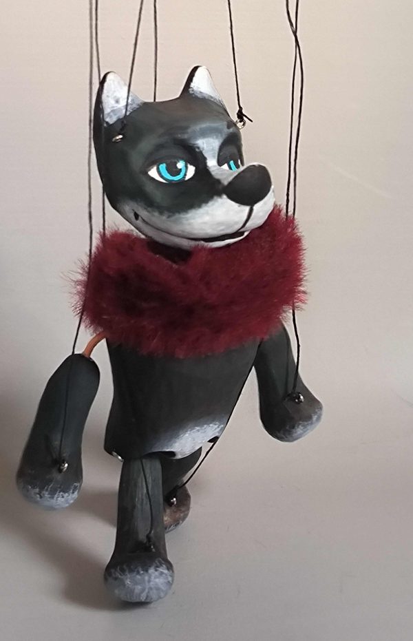 Black Dog puppet for sale Axamarionettes eshop