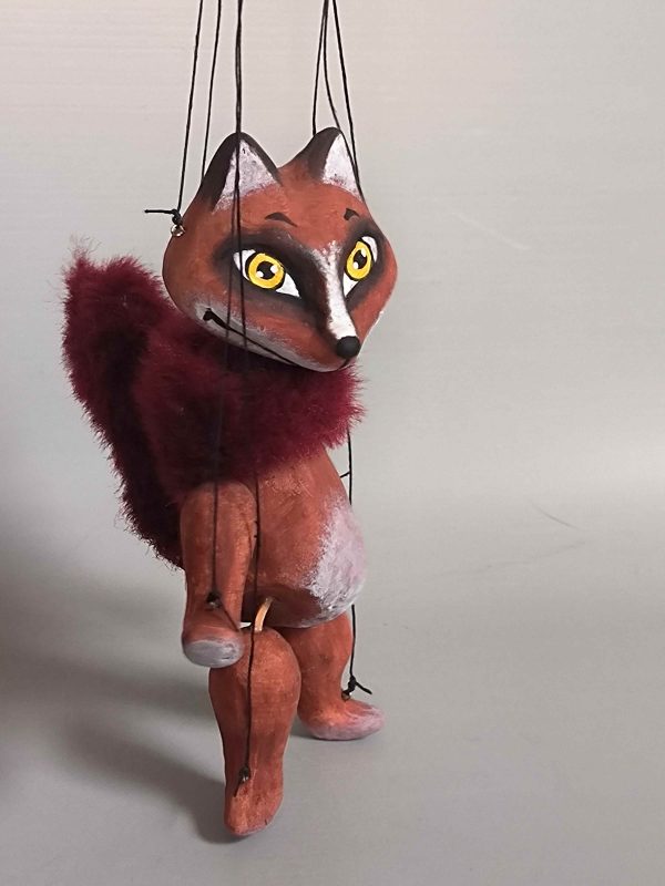 Brown Fox puppet for sale Axamarionettes eshop