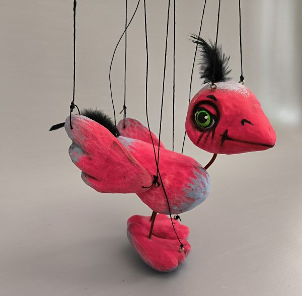 Little bird puppet - axamarionettes shop