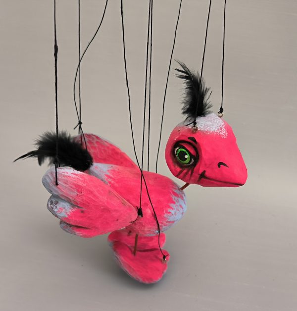 Little bird puppet - axamarionettes shop