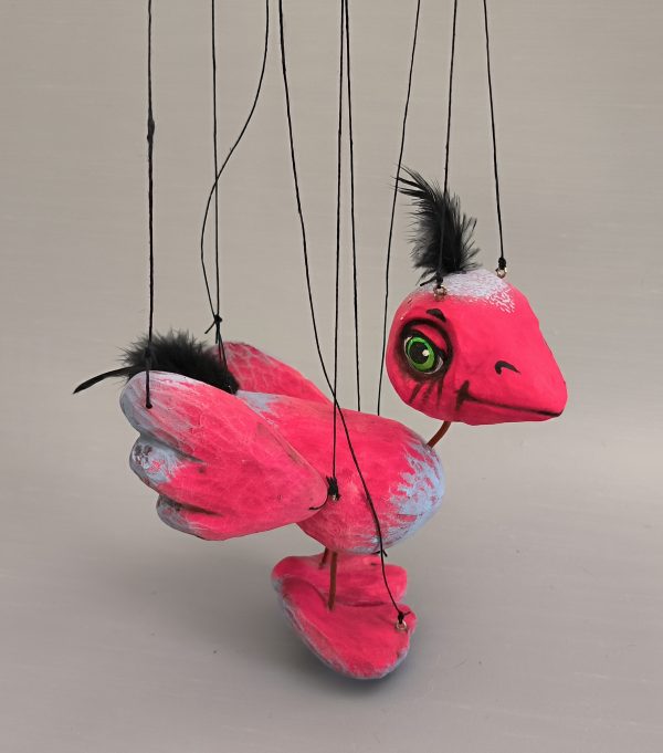 Little bird puppet - axamarionettes shop