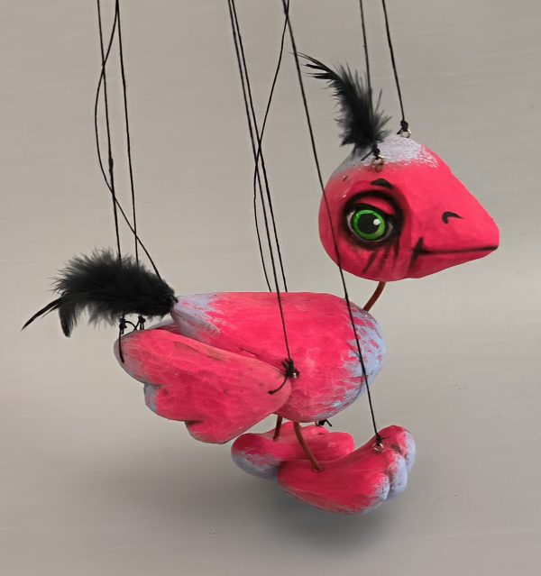 Little bird puppet - axamarionettes shop