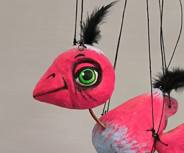 Little bird puppet - axamarionettes shop