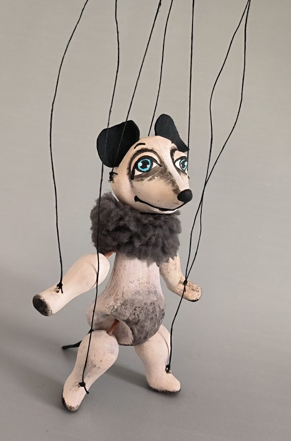 White mouse puppet for sale - online shop