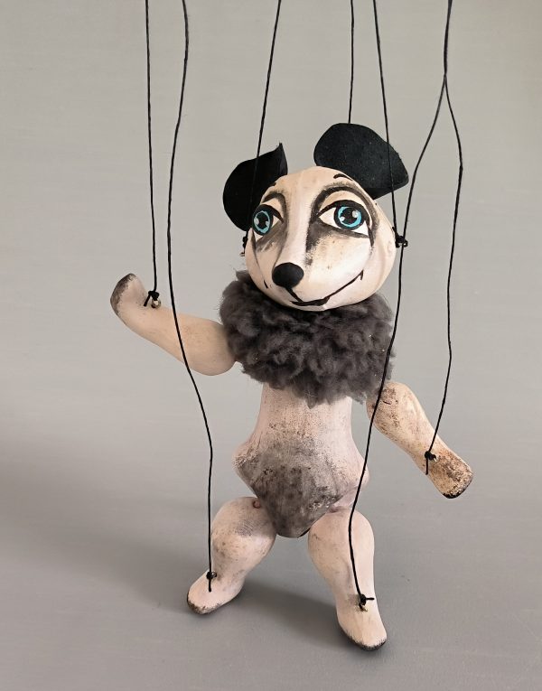 White mouse puppet for sale - online shop