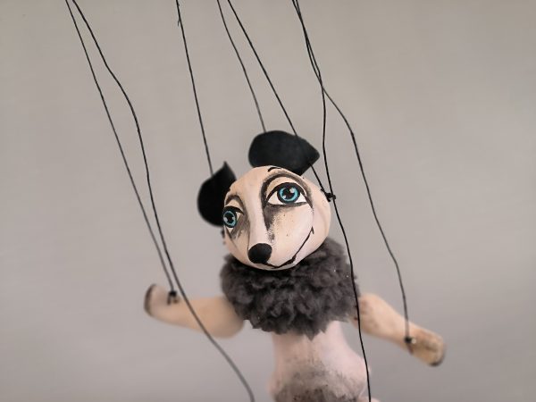 White mouse puppet for sale - online shop