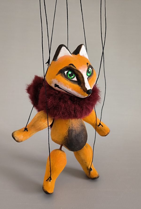 Yellow fox puppet for sale