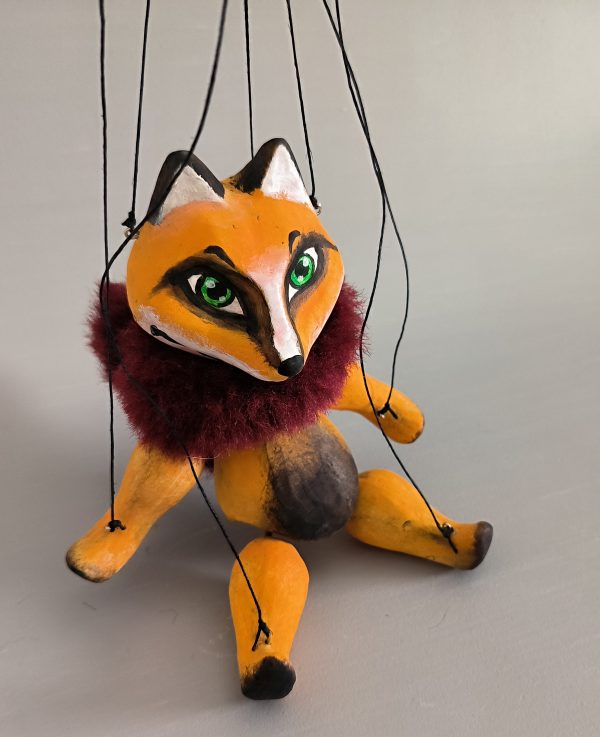 Yellow fox puppet for sale