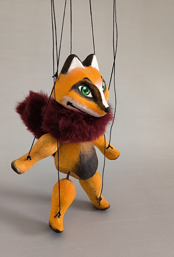 Yellow fox puppet for sale