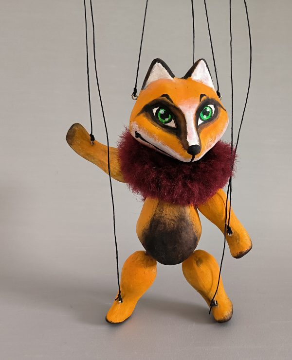 Yellow fox puppet for sale