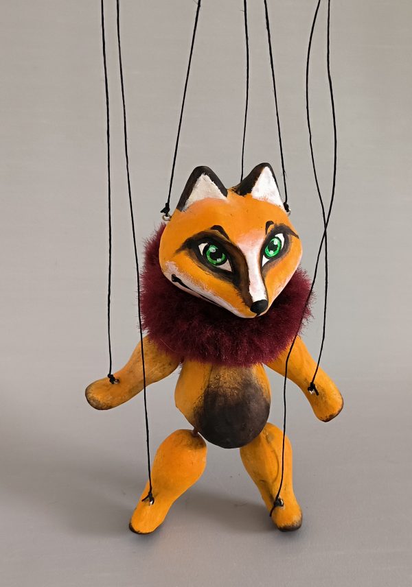 Yellow fox puppet for sale