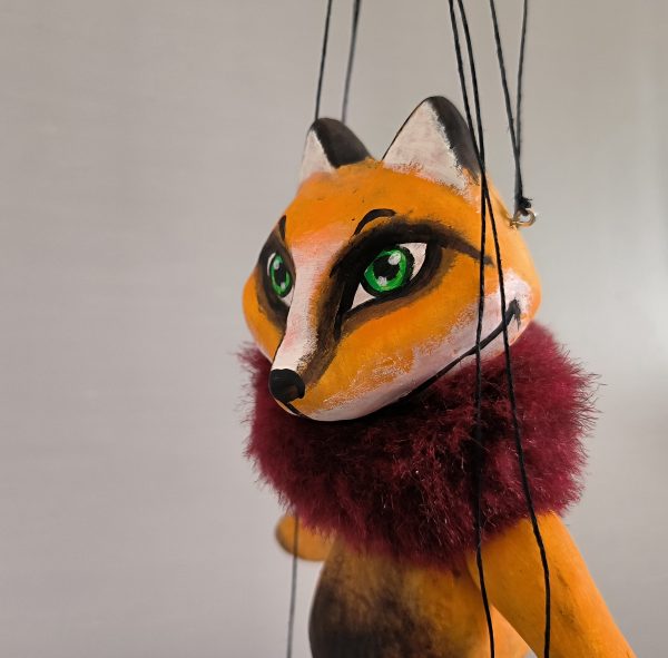 Yellow fox puppet for sale