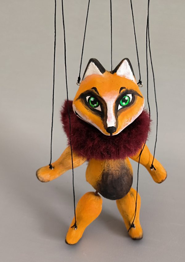 Yellow fox puppet for sale