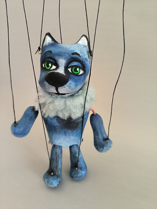 Blue Dog Puppet