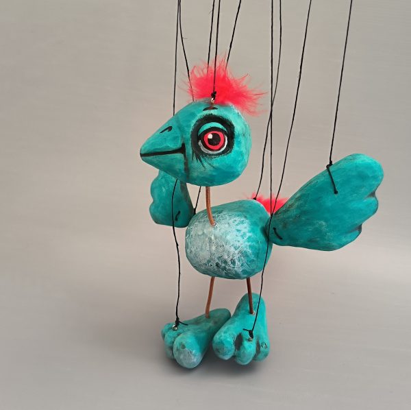 Little bird puppet - axamarionettes shop