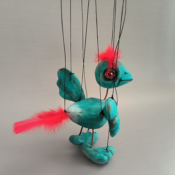 Little bird puppet - axamarionettes shop