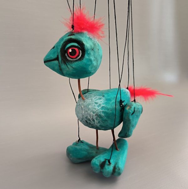 Little bird puppet - axamarionettes shop