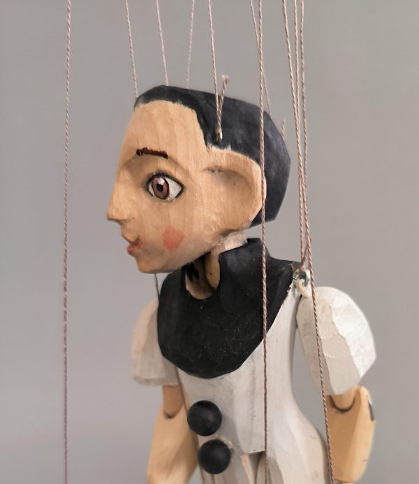 Pierrot original wooden marionette