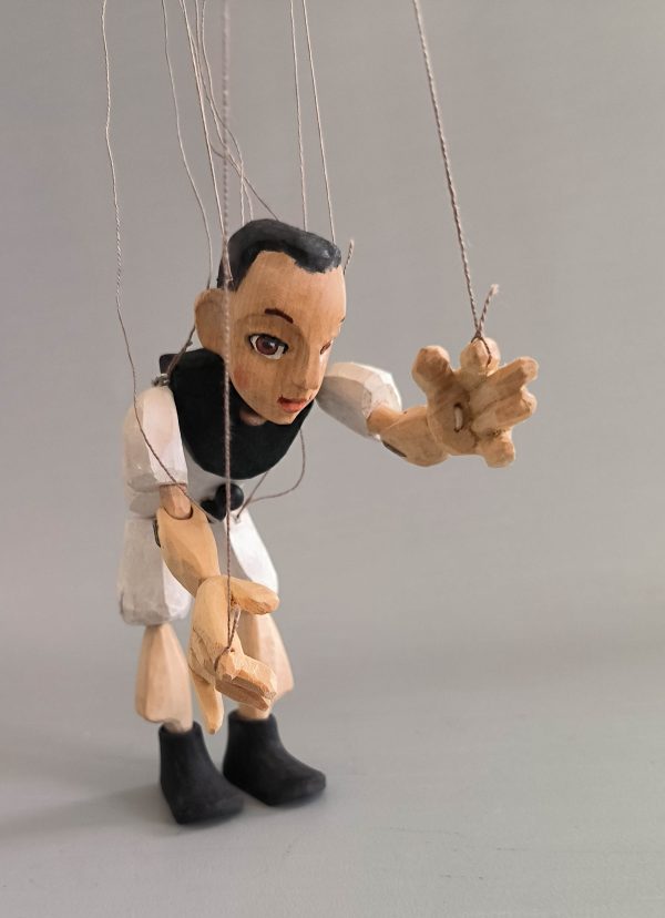 Pierrot original wooden marionette