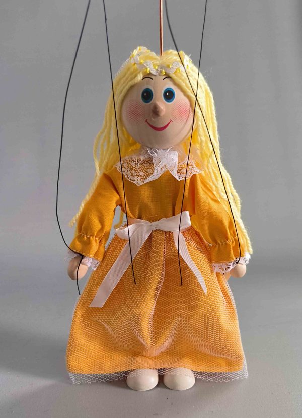 Fairy small wooden Czech puppet