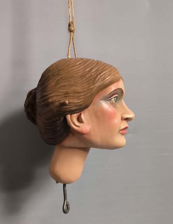 Antique marionette head - part of an unique collection for sale