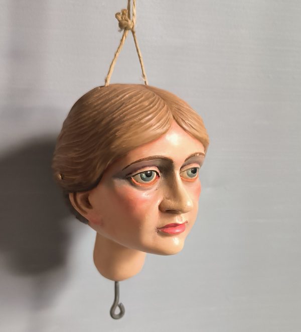 Antique marionette head - part of an unique collection for sale