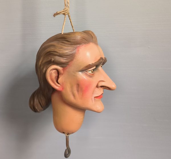 Antique marionette head - part of an unique collection for sale