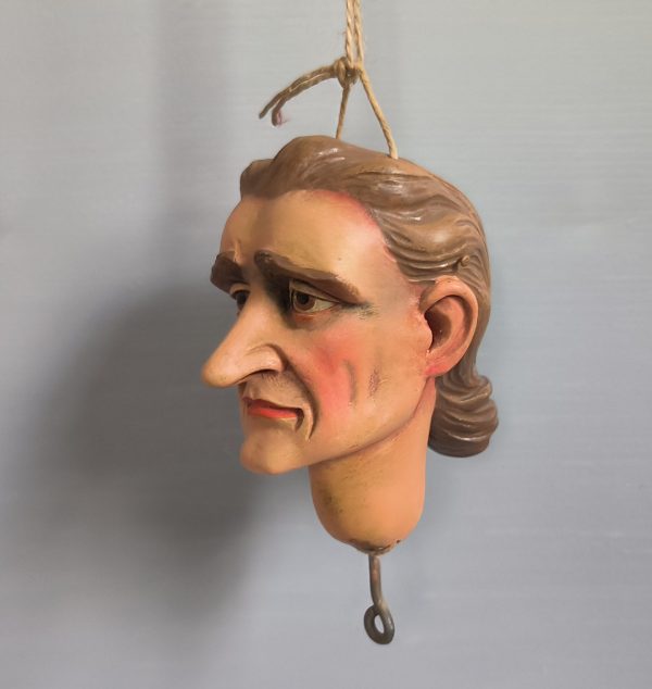 Antique puppet head - part of an unique collection for sale