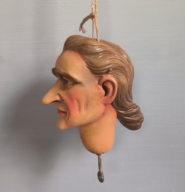 Antique marionette head - part of an unique collection for sale