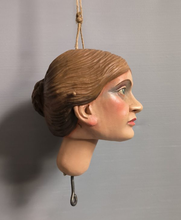 Antique marionette head - part of an unique collection for sale