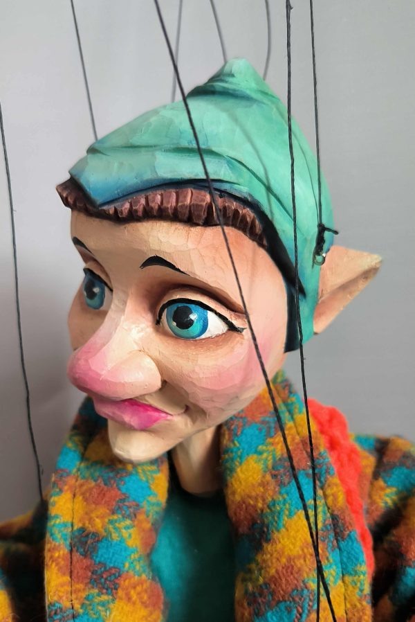 Wooden Gnome marionette - puppets for sale Axamarionettes