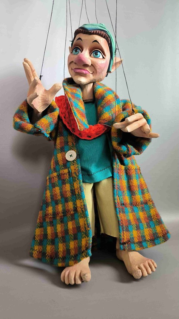 Wooden Gnome marionette - buy puppets Axamarionettes